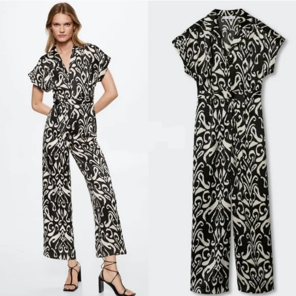 MANGO Printed jumpsuit - Picture 1 of 5